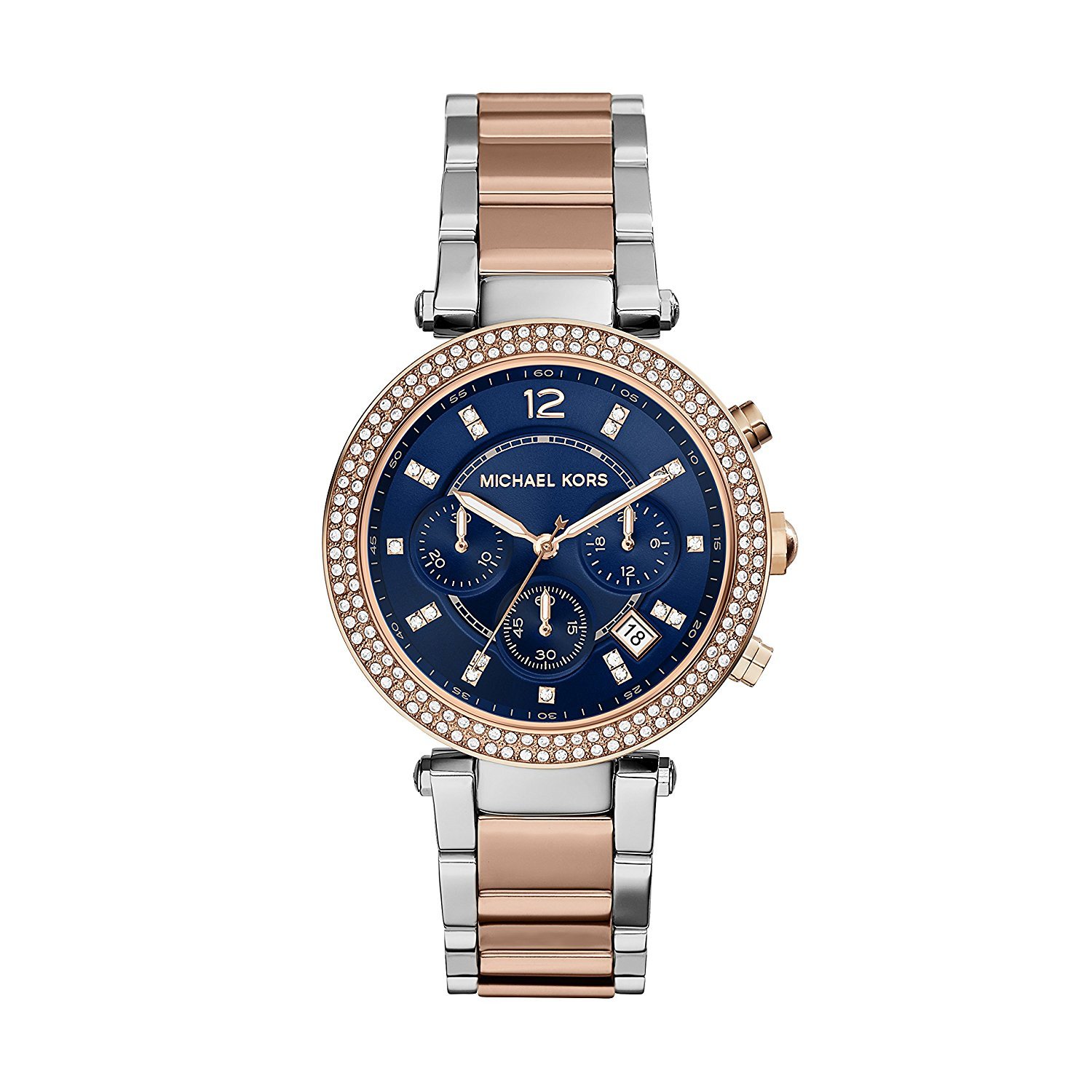Michael Kors MK6141 Parker Two-Tone Stainless Steel Watch for Women - Luxury Fashion Timepiece for Everyday Wear, Office & Special Occasions