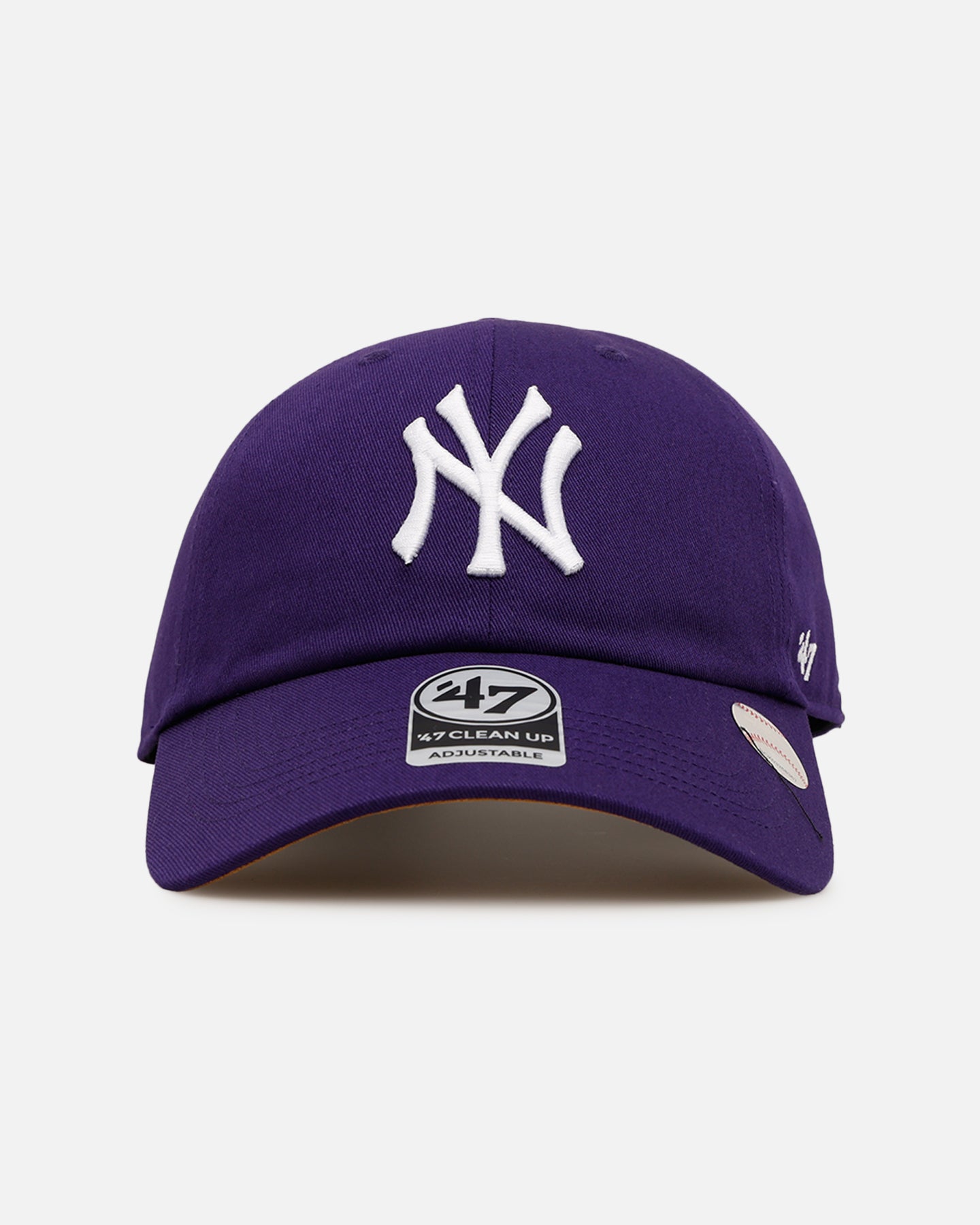 New York Yankees 'Yankees Color Wheel' Suede Undervisor 47 Clean Up Strapback Cap - Purple Adjustable Baseball Hat for Men & Women, Perfect for Games, Sports & Casual Wear