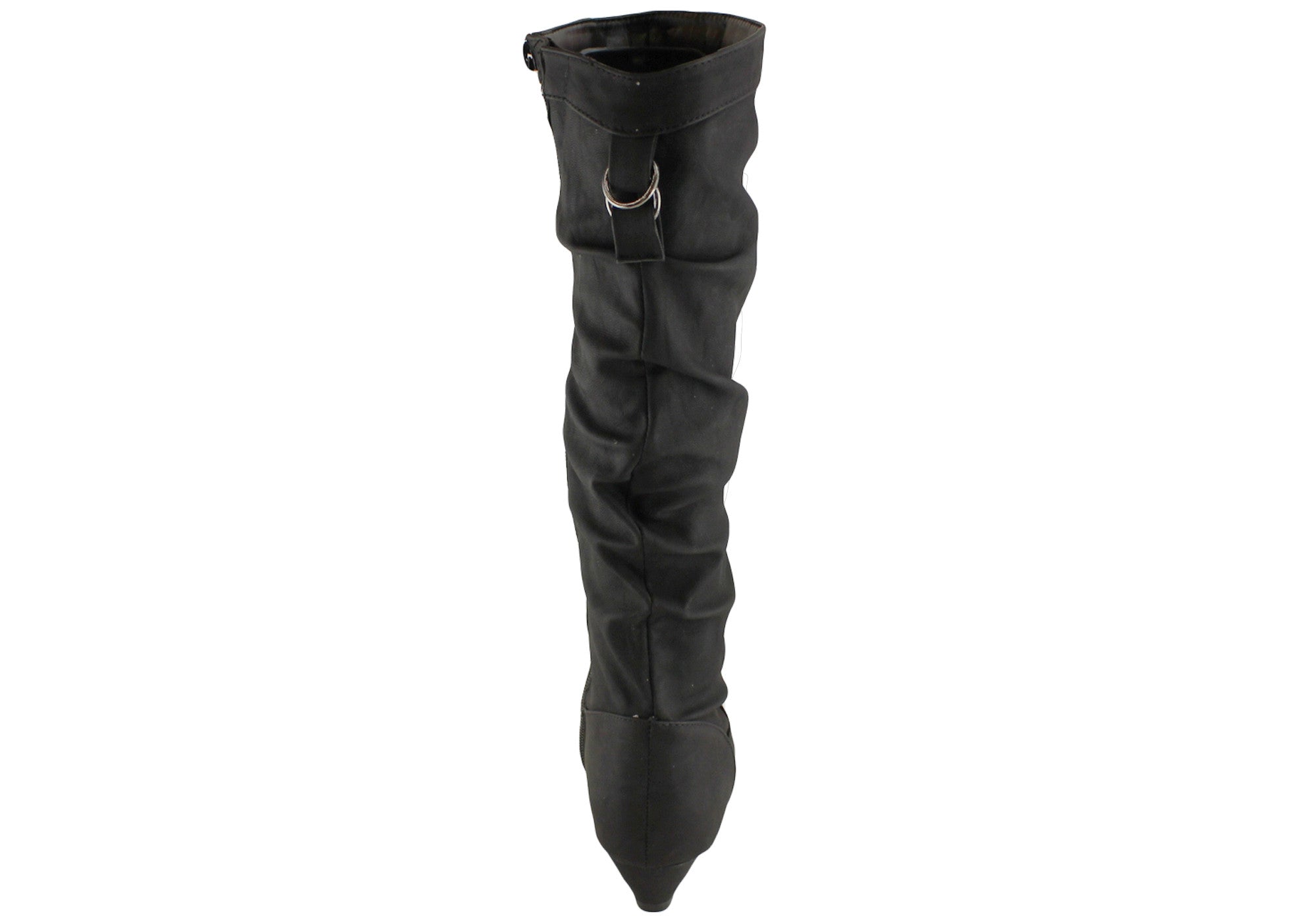 Isabella Brown Larsa Women's Mid Calf Boots - Stylish Leather Ankle Boots for Fall & Winter - Perfect for Office, Casual Outfits and Date Nights