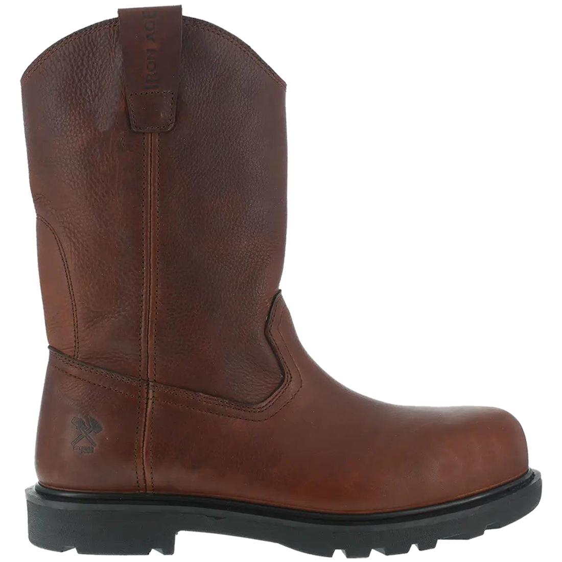 Hauler Composite Toe 11 Inch Wellington Work Boot Brown