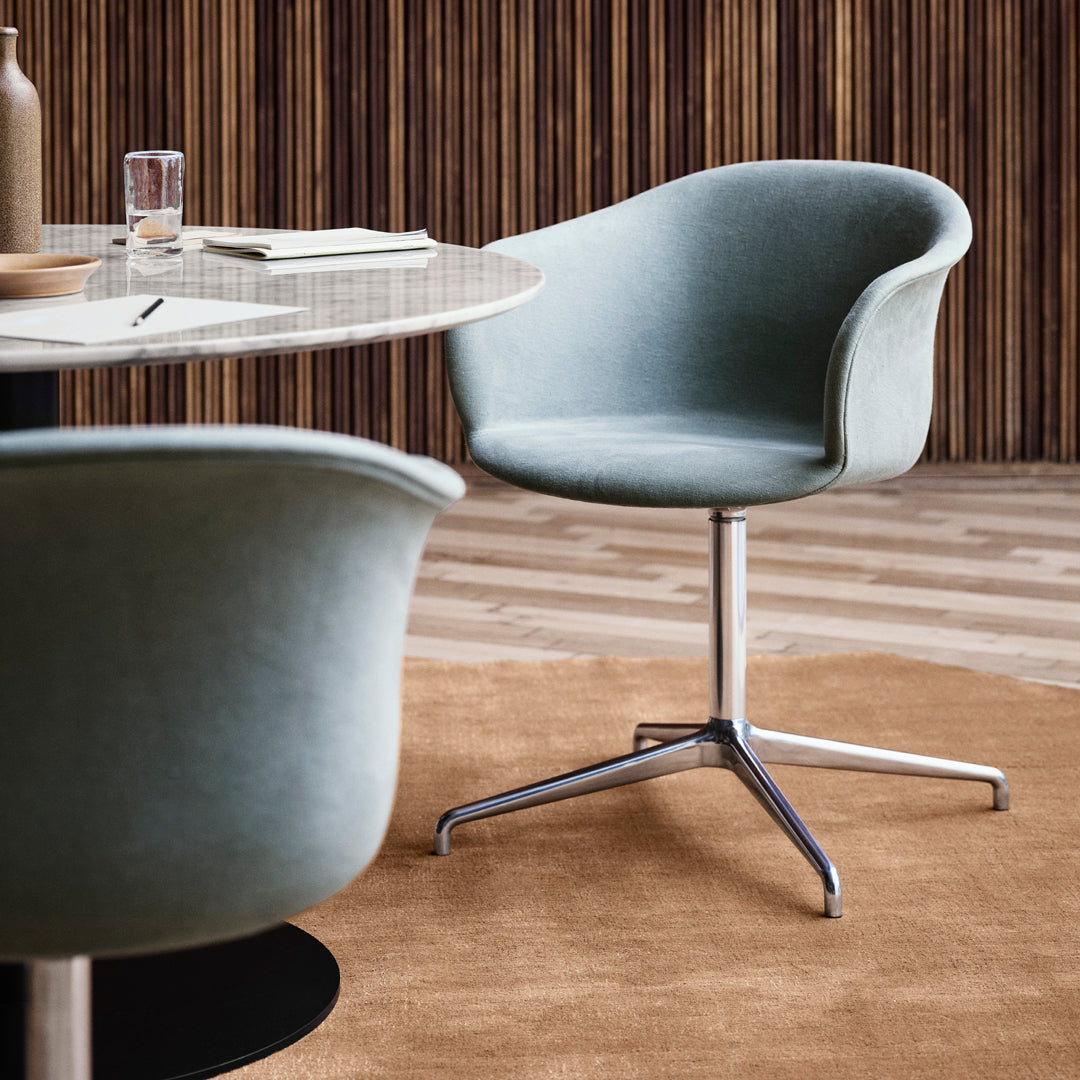 Elefy JH33 Ergonomic Conference Chair with Swivel Base & Upholstered Seat - Comfortable Office Chair for Meetings, Home Office, and Conference Rooms
