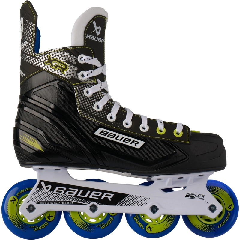 Bauer XR Inline Hockey Skates for Men - Senior Level Performance Roller Skates for Competitive Play & Outdoor Hockey Training