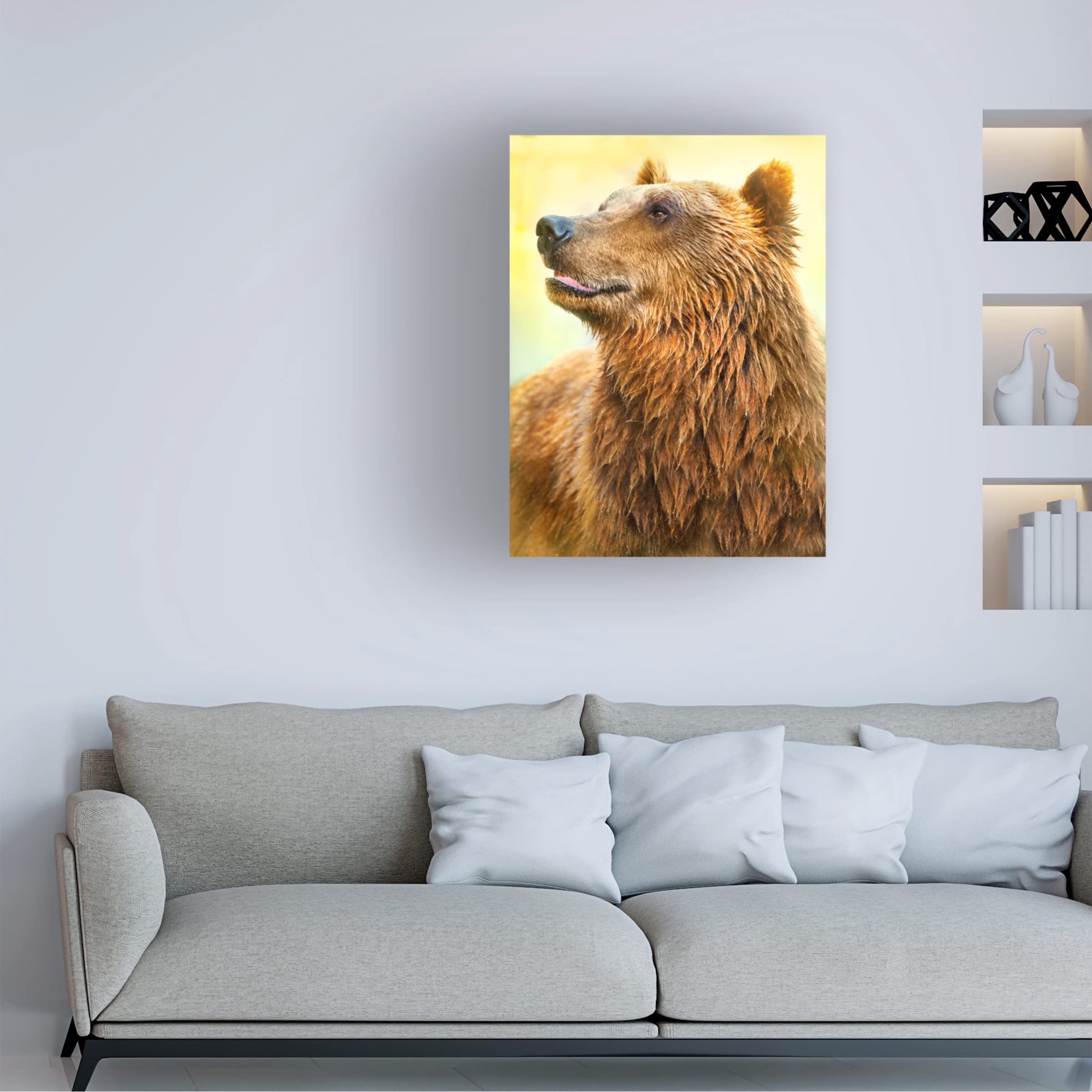Ben Heine 'Cute Bear' Canvas Wall Art Print - Modern Home Decor for Living Room, Bedroom & Office | Trademark Fine Art Collection