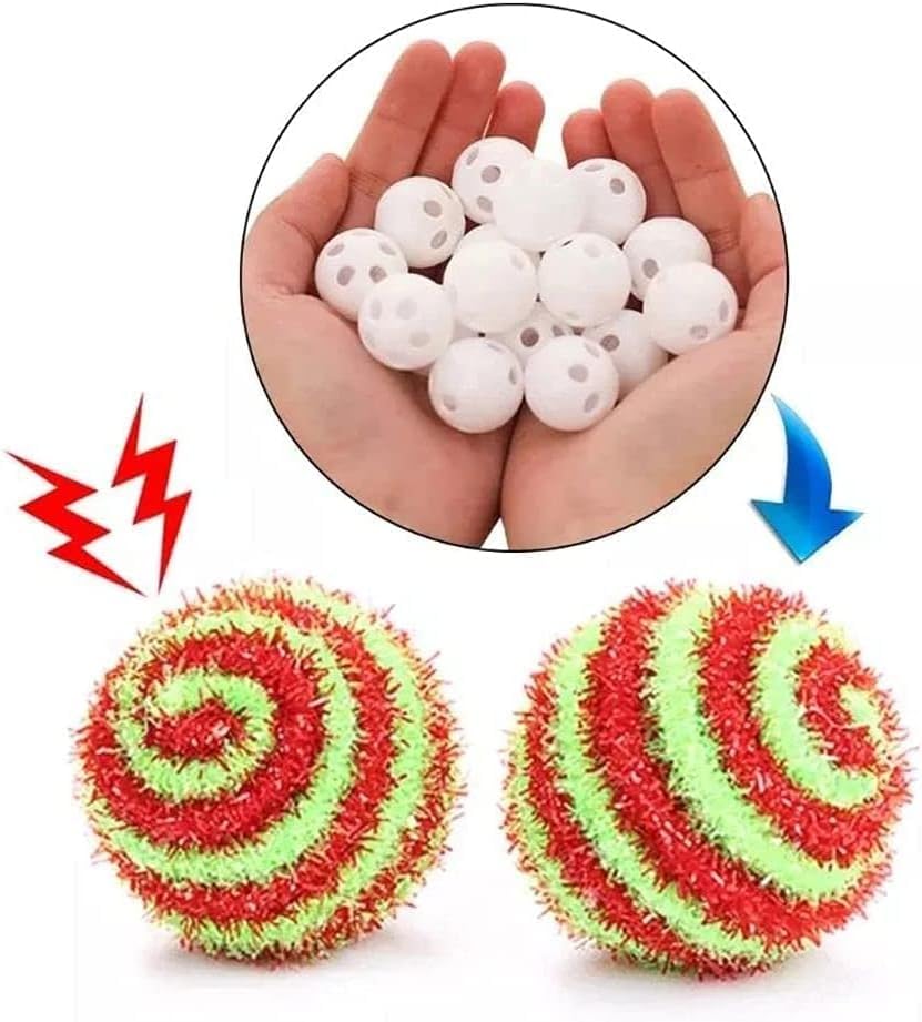 Jowxsx 10-Piece Rattle Ball Inserts - Noise Maker Toy for Puppets, Dolls & Pet Toys - DIY Doll Repair Accessories - Fun Sensory Toys for Babies & Animals (Great for Puppet Shows, Baby Playtime & Pet Enrichment)
