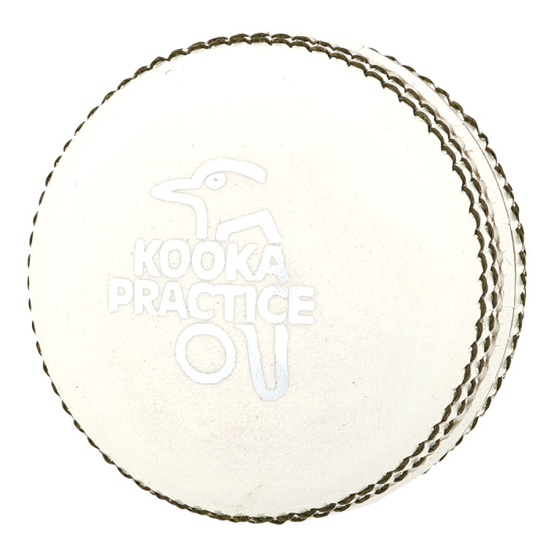 Kookaburra Practice Cricket Ball Set - 2 Piece Leather Training Balls for Cricket Practice & Matches - Perfect for Beginners, Coaches & Professional Players