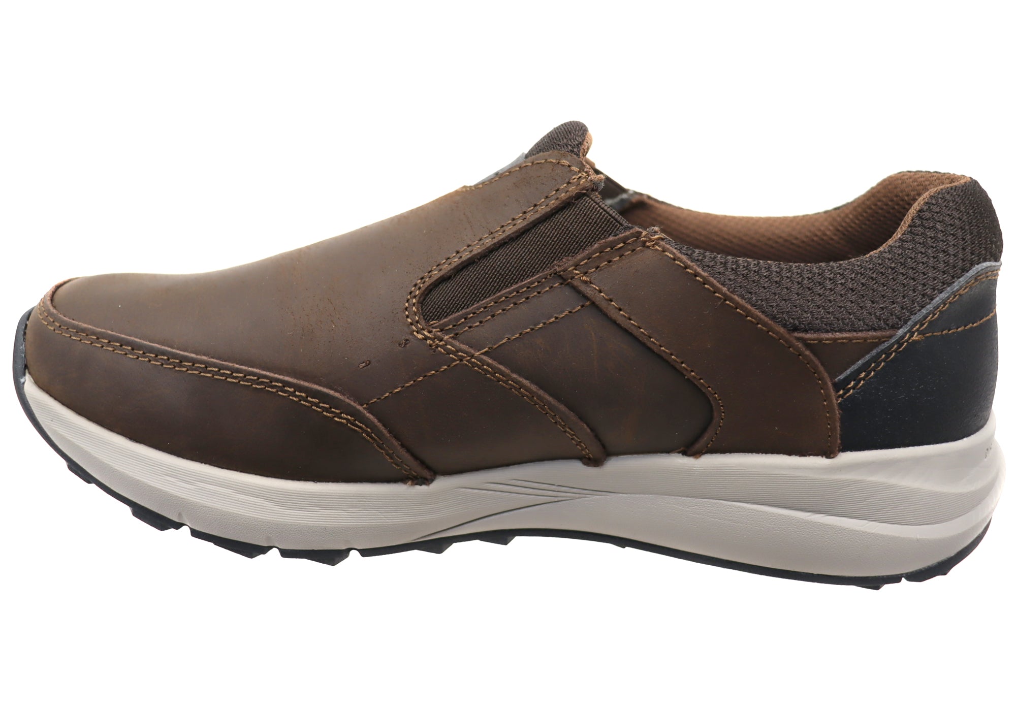 Nunn Bush by Florsheim Men's Excursion Slip-On EE Extra Wide Leather Shoes - Comfortable Casual & Work Shoes for Wide Feet