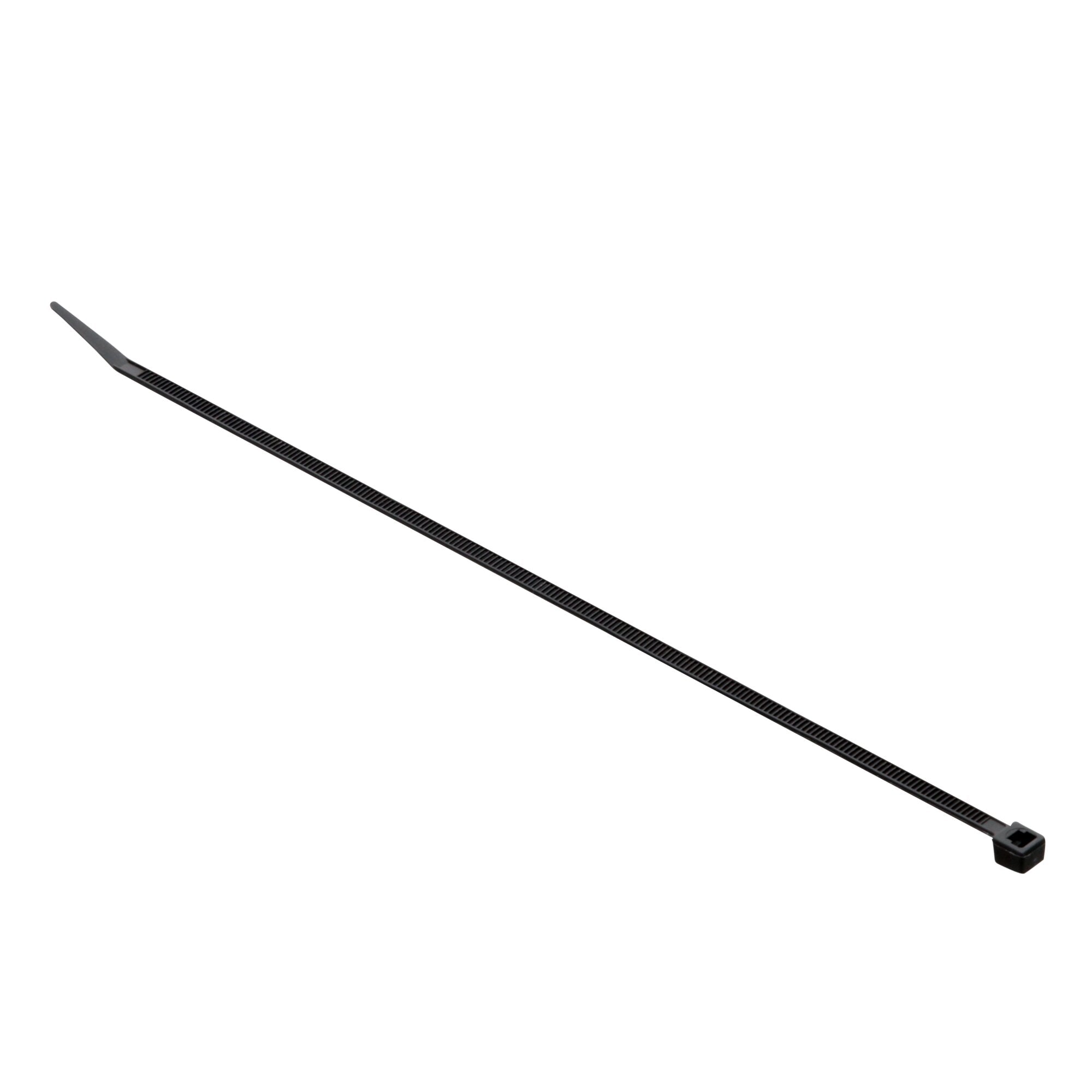 3M Cable Tie CT8BK40 - 8-Inch Black Nylon Zip Ties (40-Pack) - Heavy Duty Wire Ties for Organizing Cables, Wires, and Hoses - Perfect for Home, Office, and Industrial Use