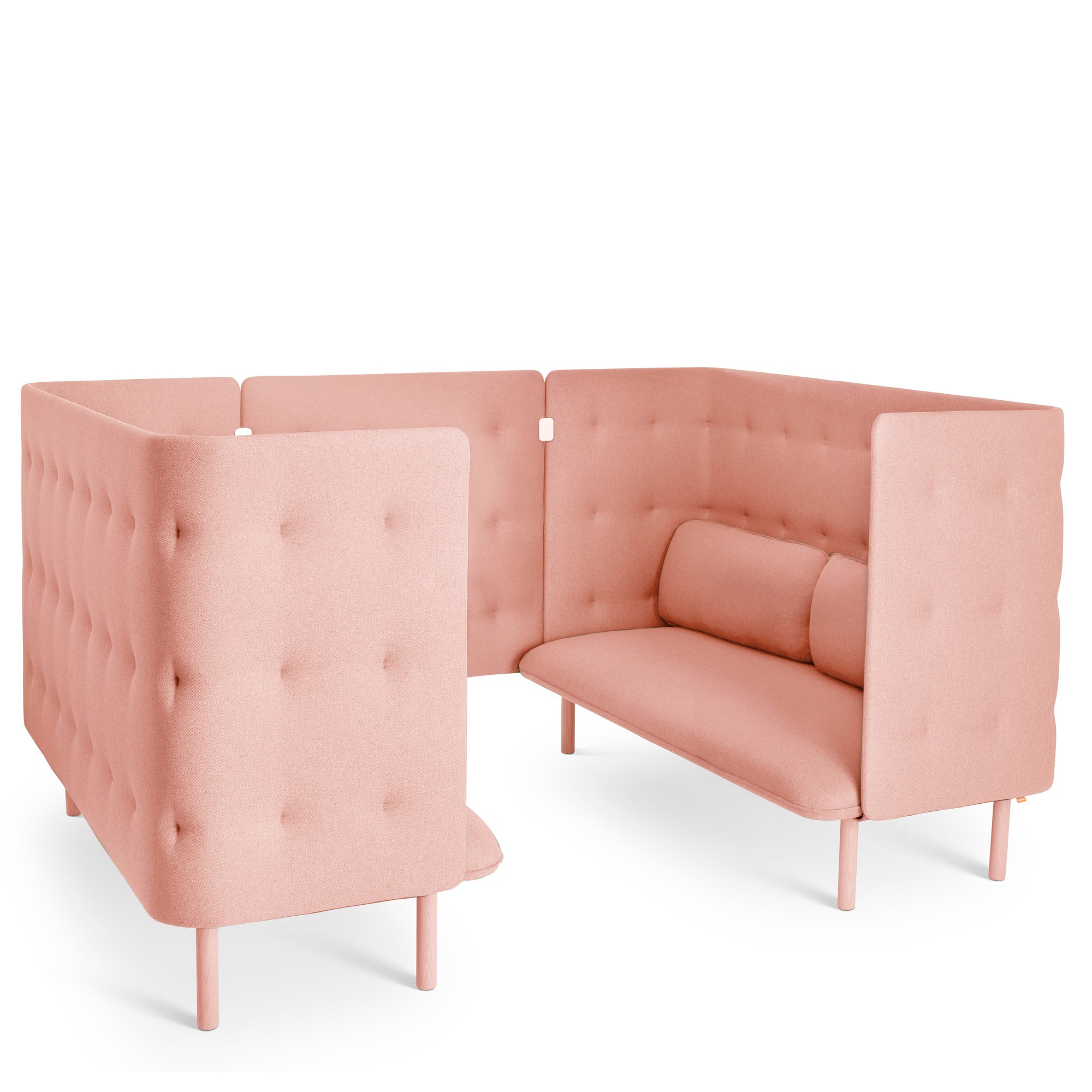 QT Privacy Lounge Sofa Booth - Comfortable Secluded Seating for Home, Office & Waiting Areas - Perfect for Relaxation, Reading & Private Conversations