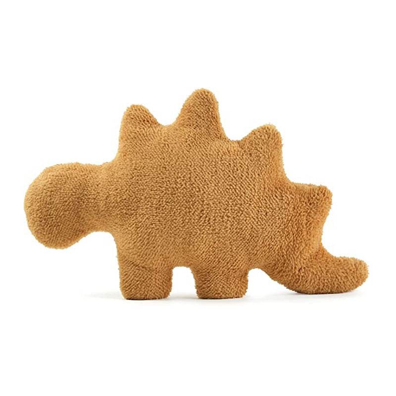 Dino Chicken Nugget Plush Toy - Cute Dinosaur Stuffed Animal for Kids, Soft & Huggable - Perfect for Playtime, Gifts, and Room Decor