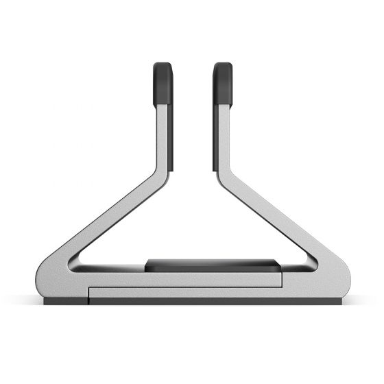 Adjustable Laptop Vertical Stand - Ergonomic Space-Saving Desktop Organizer for Home & Office Use