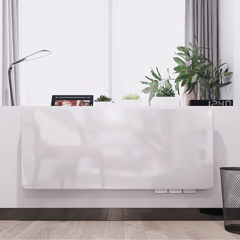 Foldable Wall Mounted Table - 18 Size Options in White & Paintless Blackboard | Space-Saving Computer Desk, Kitchen Dining Table for Small Apartments, Dorms & Home Offices