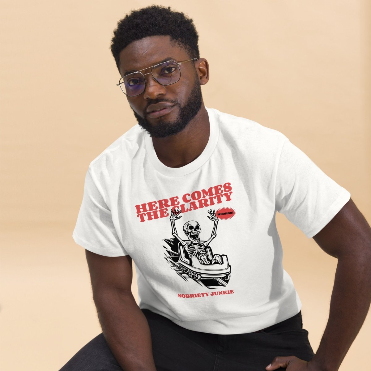 Clarity Unisex Classic T-Shirt | Soft Cotton Crewneck Tee for Men & Women | Perfect for Casual Wear, Street Style & Everyday Outfits