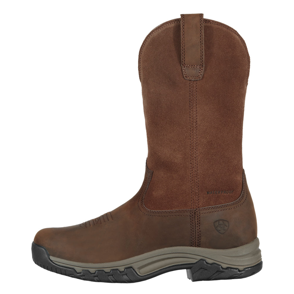Ariat Women's Terrain Pull-On Waterproof Soft Toe Work Boots - Comfortable & Durable for Outdoor Jobs, Hiking & Ranch Work