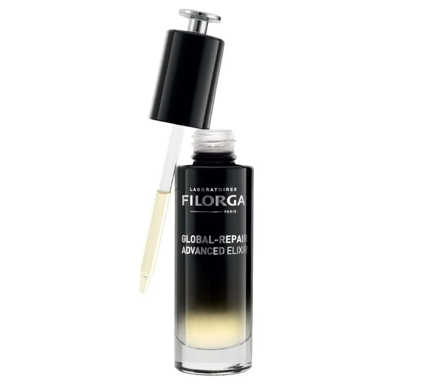 Filorga Global Repair Advanced Elixir Anti-Aging Serum 30ml - Rejuvenating Face Treatment for Wrinkles & Fine Lines | Perfect for Night Routine & Daily Skincare
