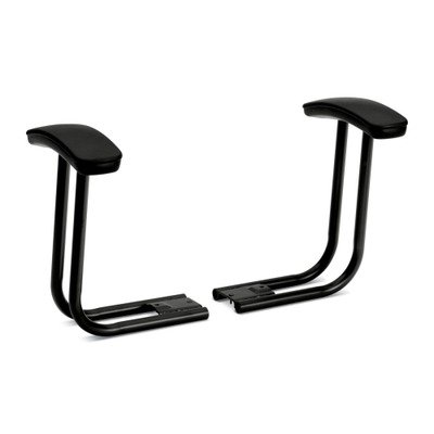 HON T-Arms for ComforTask Series Swivel Task Chairs - Ergonomic Adjustable Armrests for Office & Home Workspace Comfort