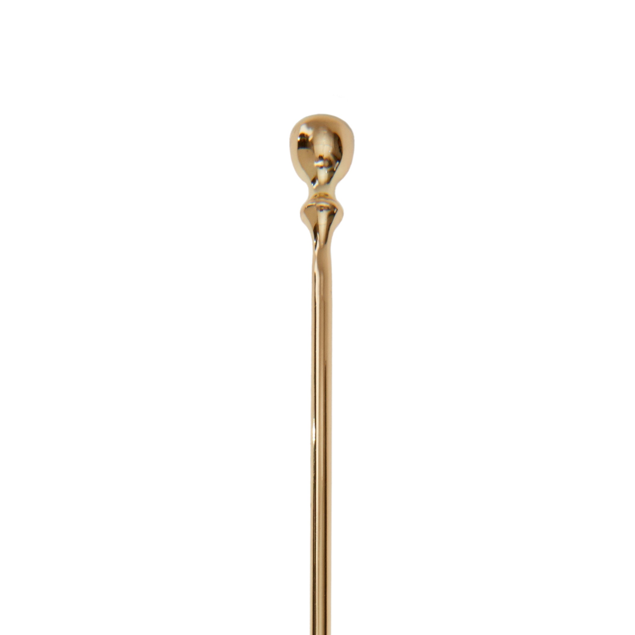 LEOPOLD® Gold Plated Bar Spoon 36cm - Premium Cocktail Mixing Tool for Bartenders & Home Bars