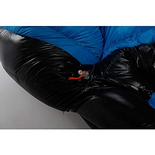 Premium 800FP Goose Down Sleeping Bag - 95% Goose Down, 15D Nylon Waterproof & Warm for Outdoor Camping, Hiking, Backpacking - Lightweight & Comfortable for Cold Weather Adventures