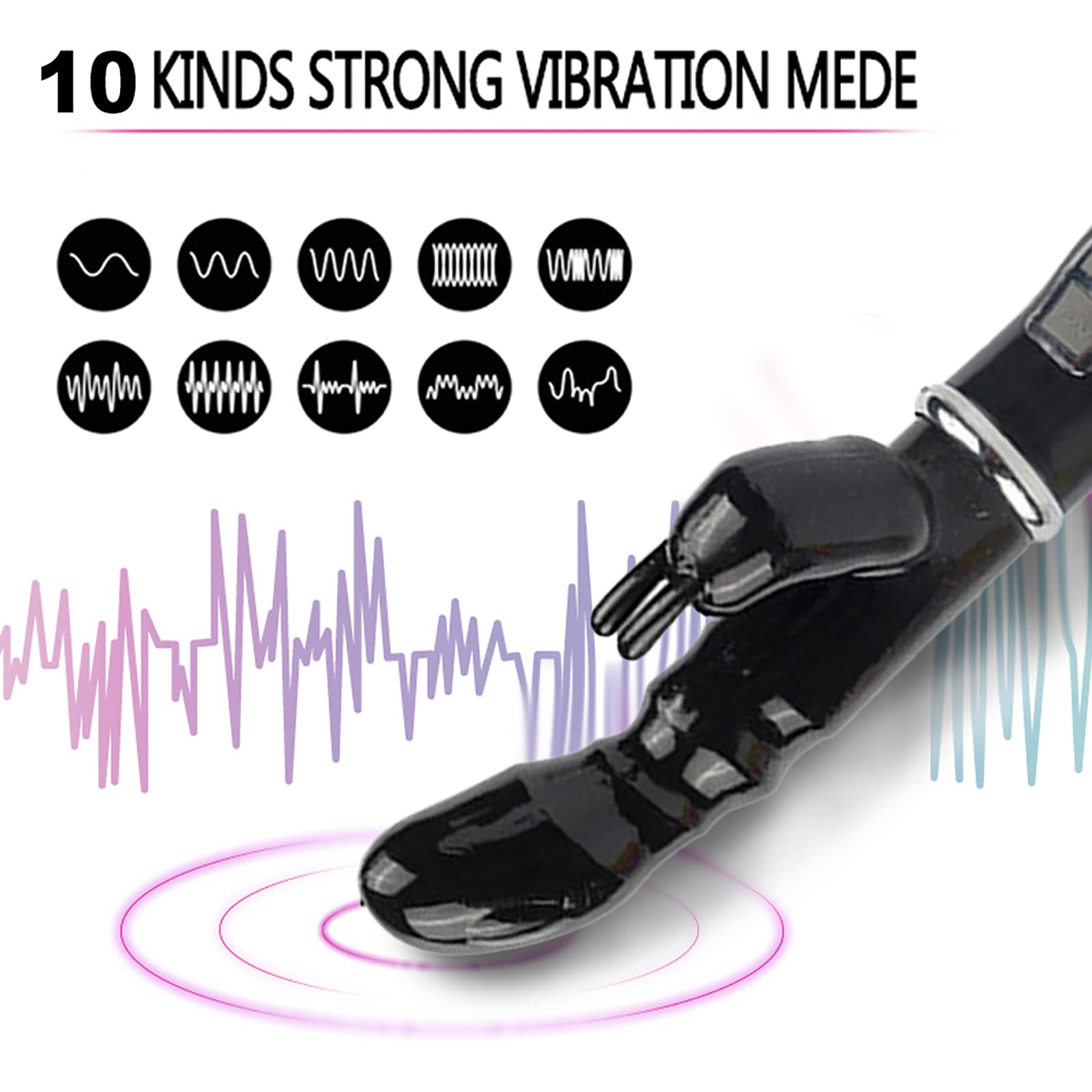 Premium Rabbit Vibrator for Women - Dual Stimulation G-Spot & Clitoral Vibrator, Rechargeable Silicone Dildo with 10 Vibration Modes - Adult Sex Toy for Couples & Solo Play (Pink) - Perfect for Romantic Nights & Self-Care Moments