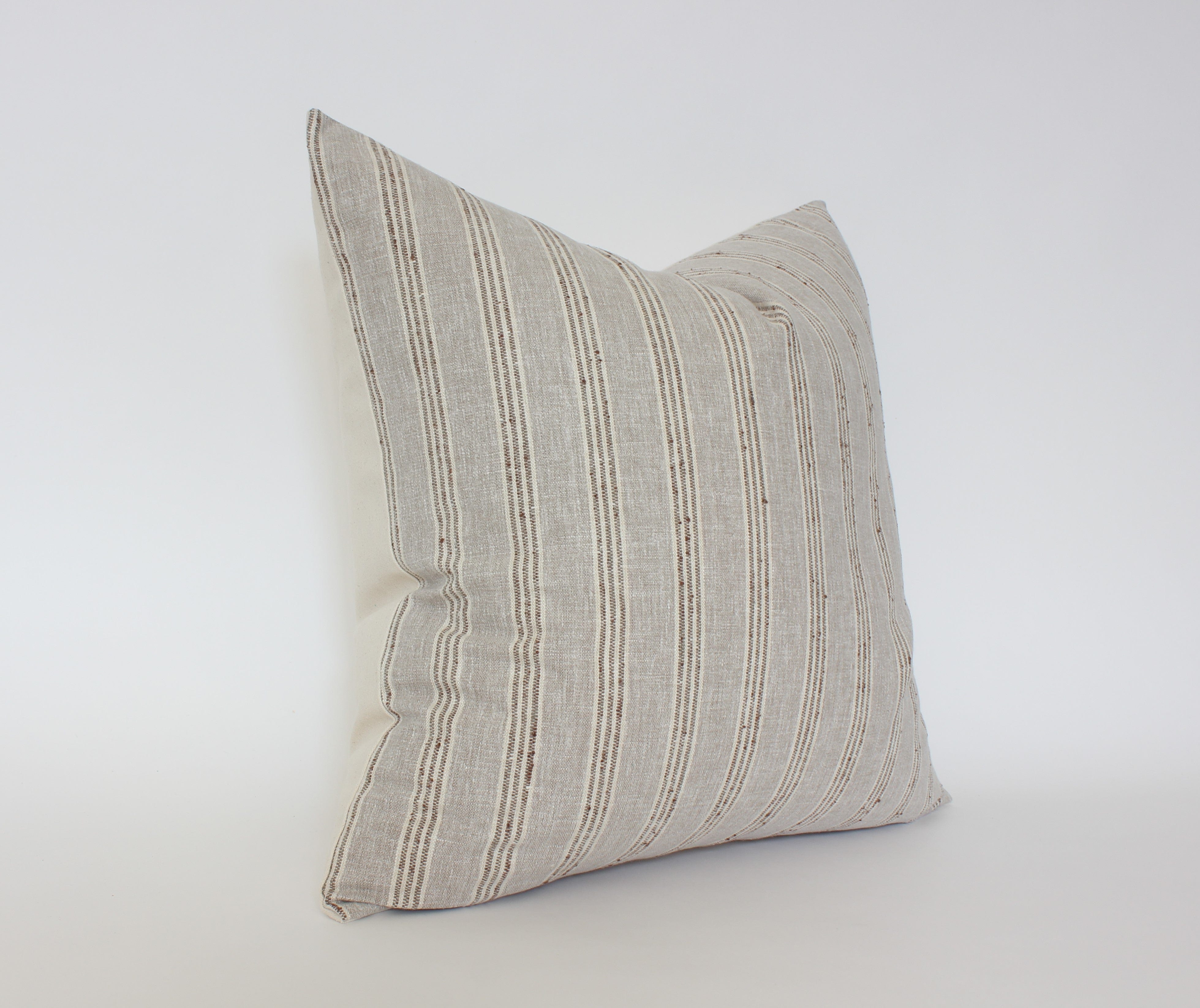 Landyn Stripe Pillow Cover - Soft & Stylish Decorative Cushion Case for Sofa, Bed, Living Room - 18x18 Inches - Home Decor Accent
