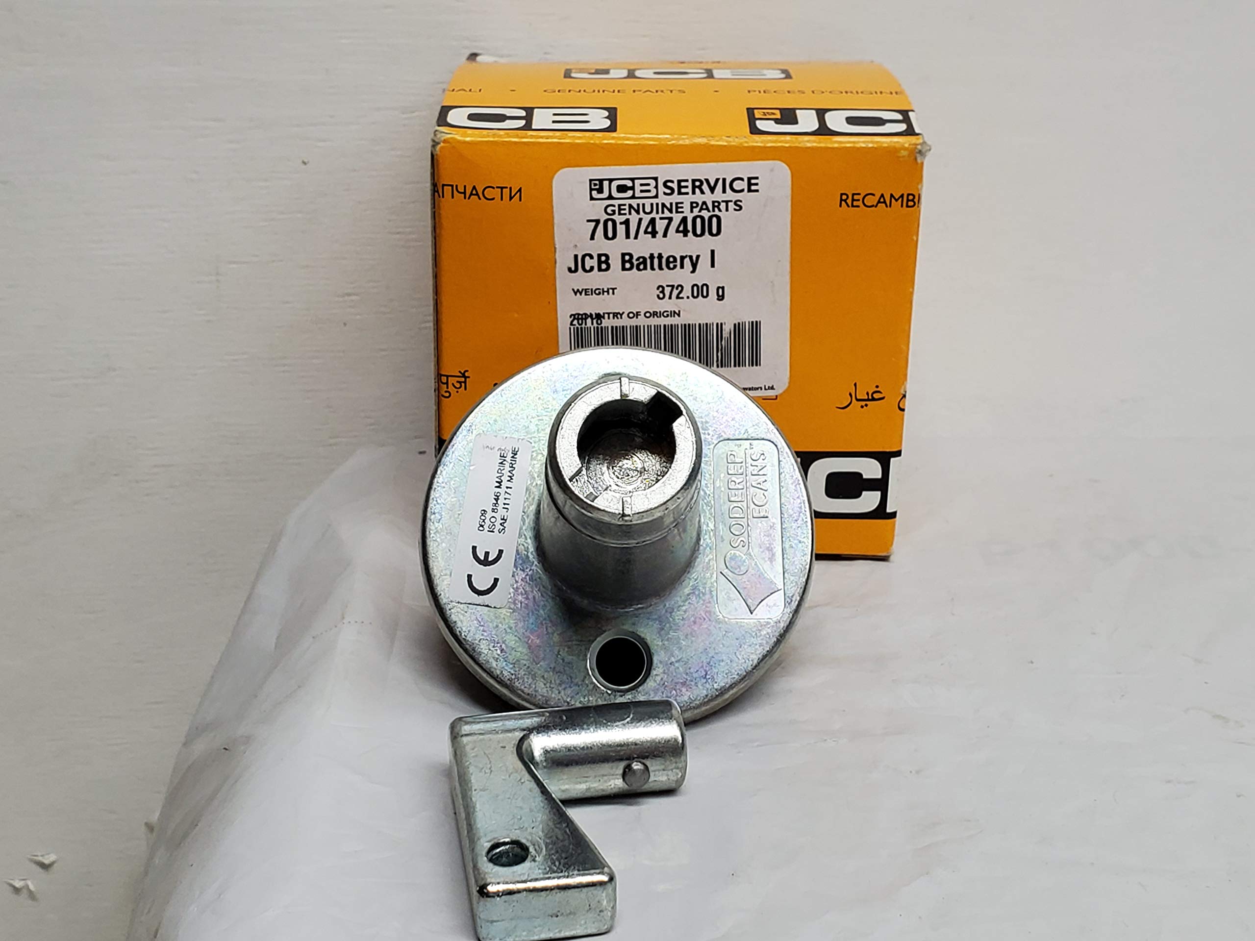 JCB Battery Isolator Switch (701/47400) - Heavy Duty 12V/24V Battery Disconnect for Marine, RV, Truck & Off-Road Vehicles - Perfect for Emergency Power Cutoff & Long-Term Storage