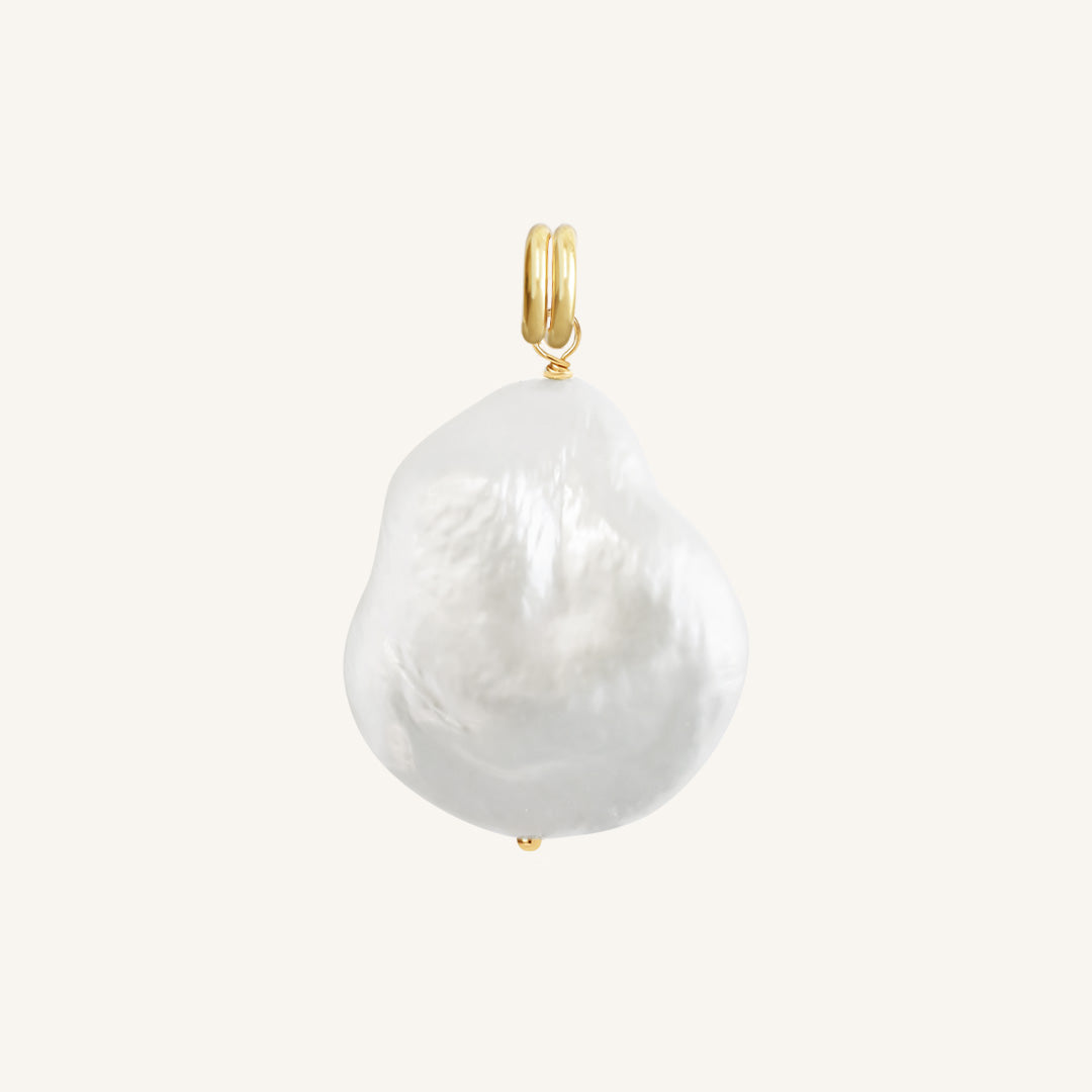River Pearl Charm Stone of Potential - Natural Gemstone Jewelry for Spiritual Healing & Positive Energy - Perfect for Meditation, Yoga & Energy Work