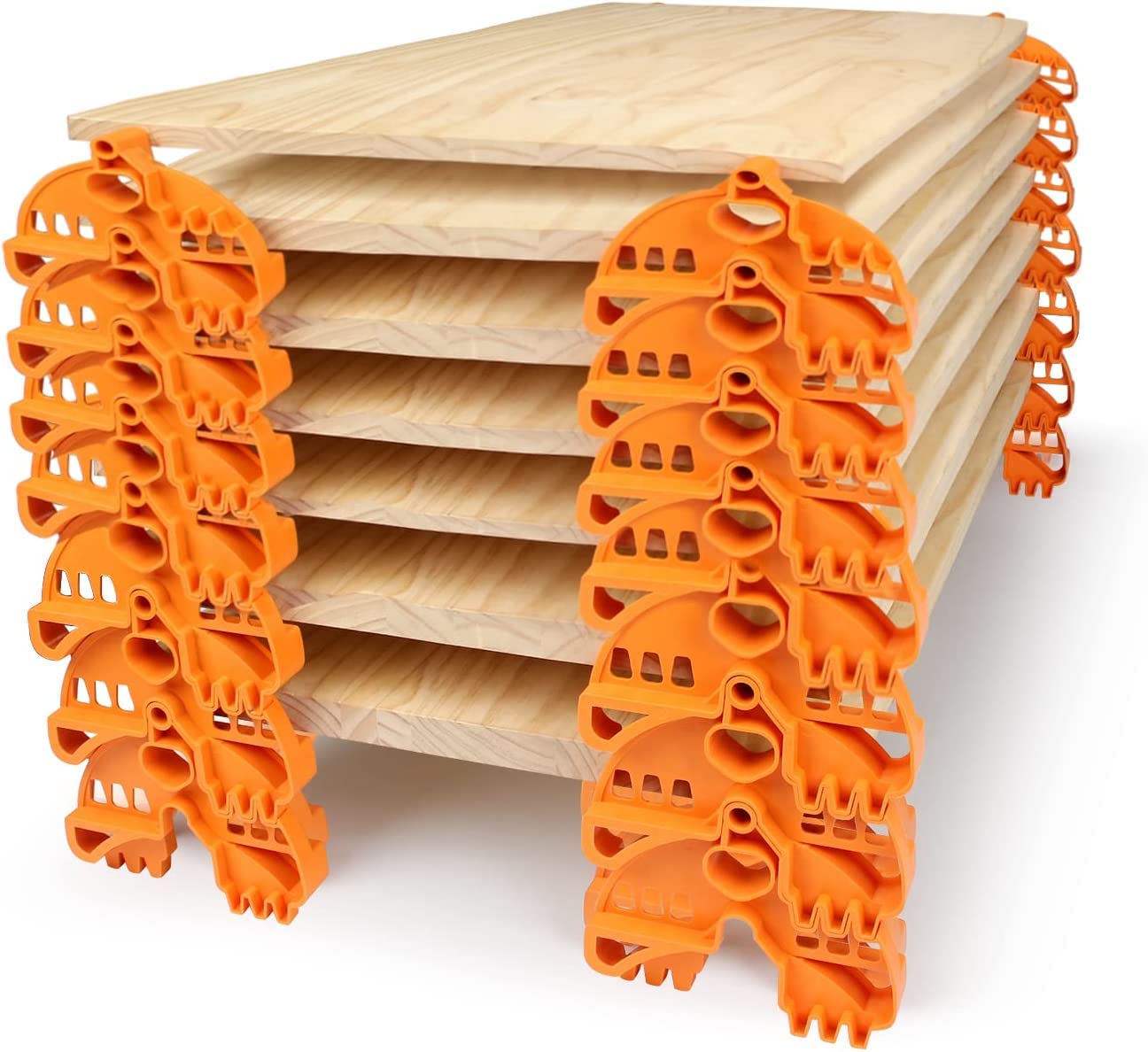 TOPOWN 24-Piece Spray Paint Racks - Adjustable Door Painting Stand & Drying Rack for Trim, Kitchen Cabinet Doors - Perfect for DIY Home Improvement & Professional Woodworking Projects