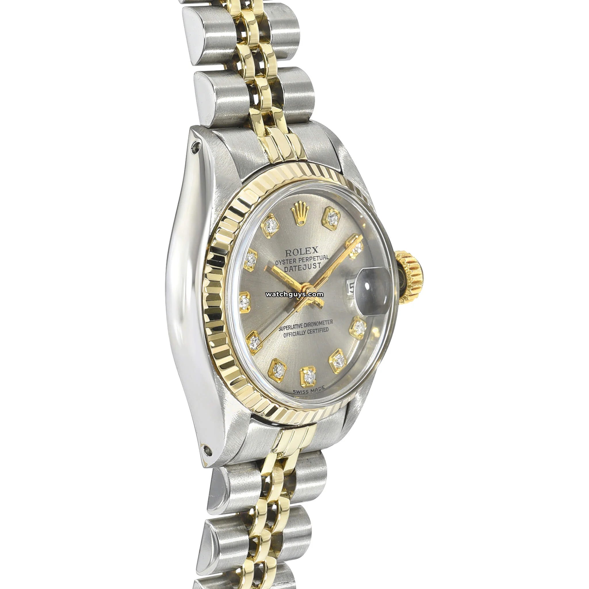 Authentic Rolex Datejust 6917 Silver Diamond Watch - Luxury Swiss Timepiece for Men & Women - Perfect for Formal Events, Business Meetings & Special Occasions