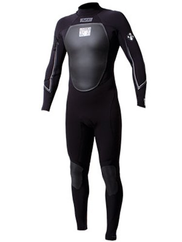 Body Glove Men's 4/3mm Fusion Back Zip Full Body Wetsuit for Scuba Diving, Surfing & Water Sports - Thermal Protection in Cold Ocean Waters