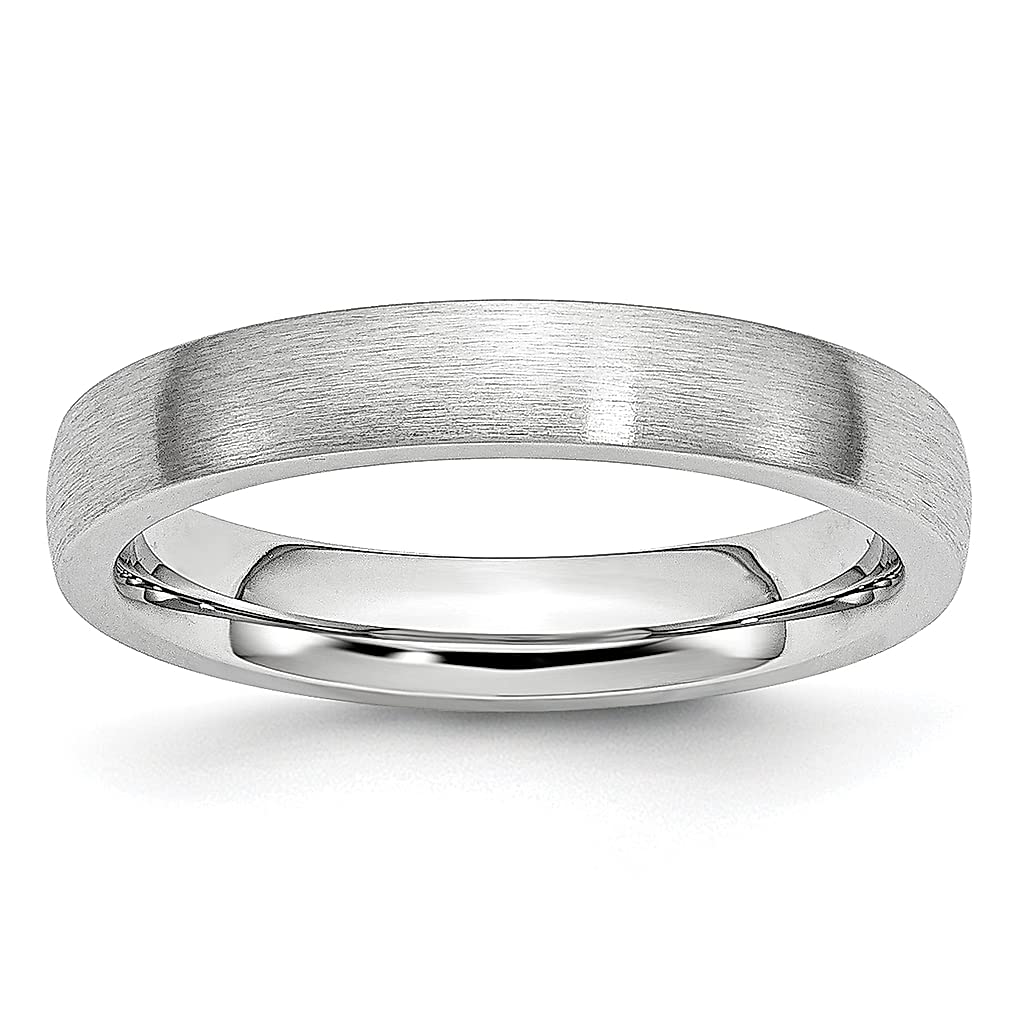 ICE CARATS 4mm Cobalt Half Round Wedding Ring Band - Classic Domed Fashion Jewelry for Women, Anniversary & Engagement Gift for Her - Perfect for Bridal, Proposal & Special Occasions