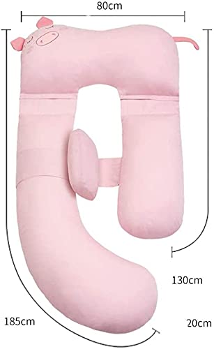 Best U-Shaped Pregnancy Pillow for Full Body Support - Maternity & Body Pillow with Removable Satin Cover - Perfect for Side Sleepers & Back Pain Relief During Pregnancy