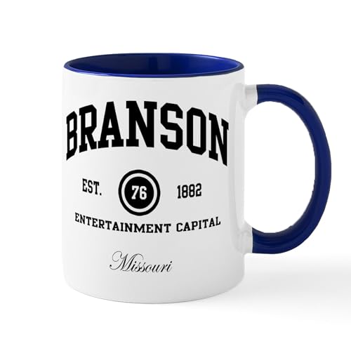 White/Navy Inside - Branson, Missouri Live Ente Mug