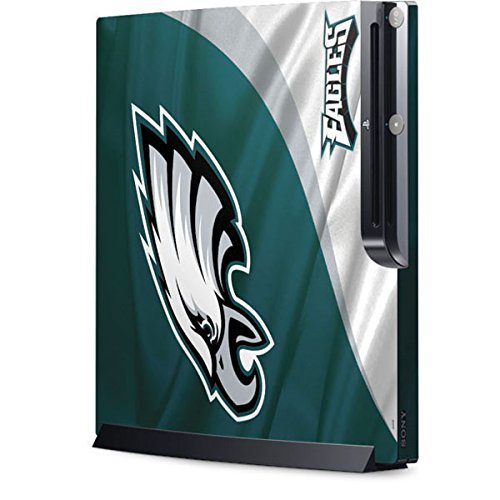 Official NFL Philadelphia Eagles Gaming Skin Decal for Playstation 3 & PS3 Slim - Durable Vinyl Sticker for Console Protection - Perfect for Gamers & Sports Fans