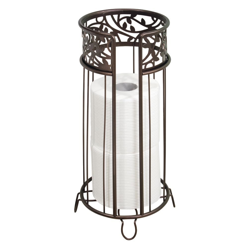 iDesign Bronze Free Standing Toilet Paper Holder - 6.25