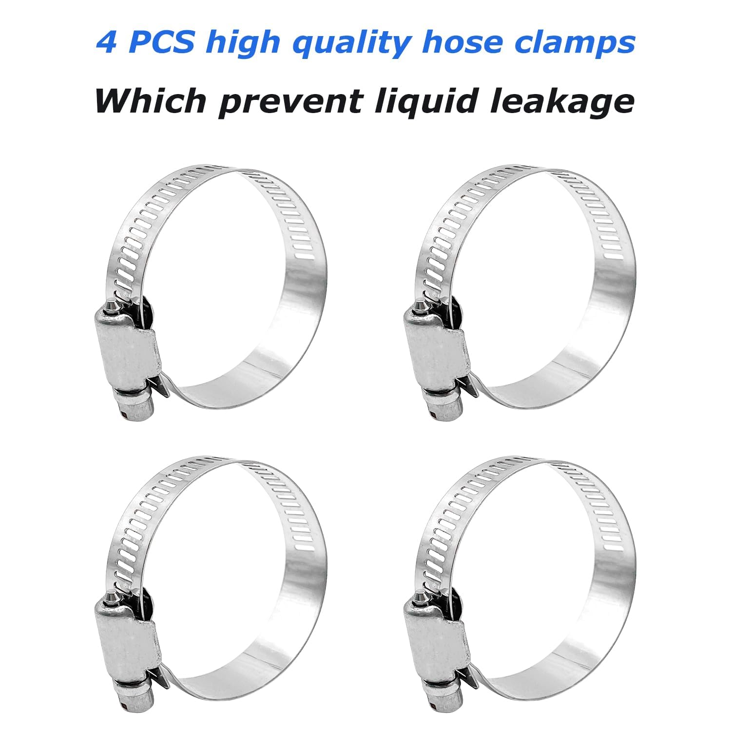 2 Inch Aluminum Pin Lug Hose Shank Fitting Set - Heavy Duty 2