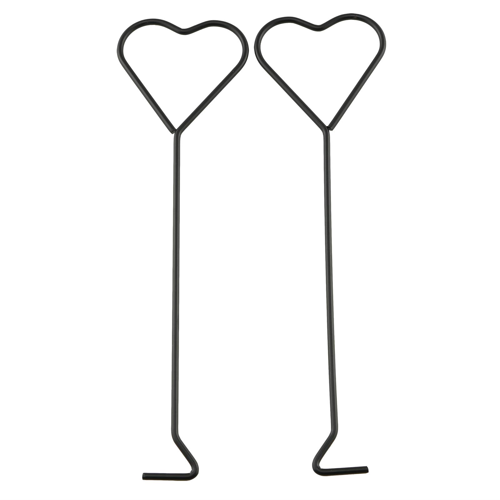 HJ Garden 2PCS Stainless Steel Candle Wick Dipper & Snuffer Hook Set - Black - Perfect for Safely Extinguishing Candles at Home, Spa, or Romantic Dinners