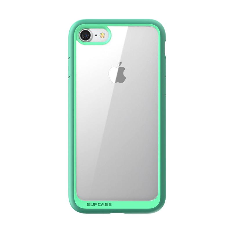 iPhone 7 Case, SUPCASE Unicorn Beetle Series Protective Cover - Slim Fit Shockproof Hybrid Case with Built-in Screen Protector (Green) - Perfect for Outdoor Activities, Sports & Daily Use