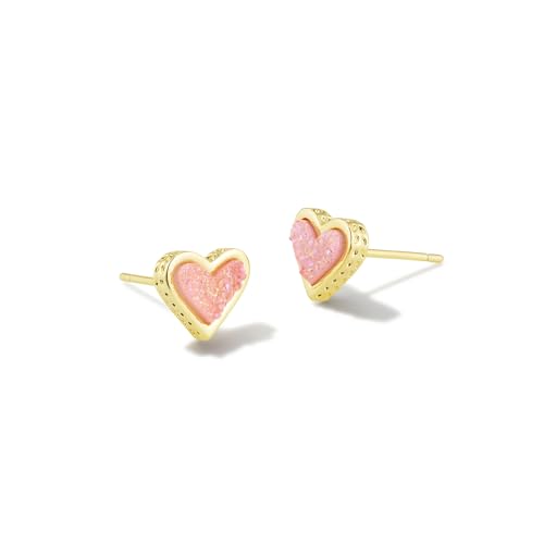 GOLD - LIGHT PINK DRUSY