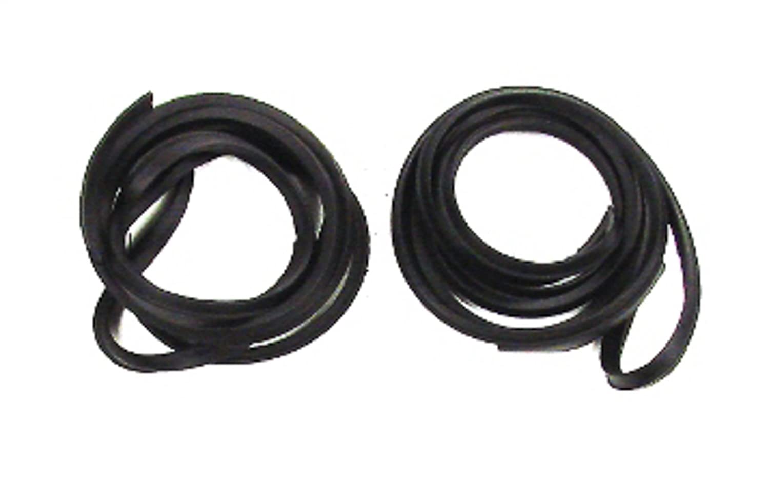 Precision DWP 3110 64 Door Weatherstrip Seal - Front 2 Piece Set (Set 2 of 2) for Car Door Protection & Noise Reduction - Perfect for DIY Auto Repair and Weatherproofing