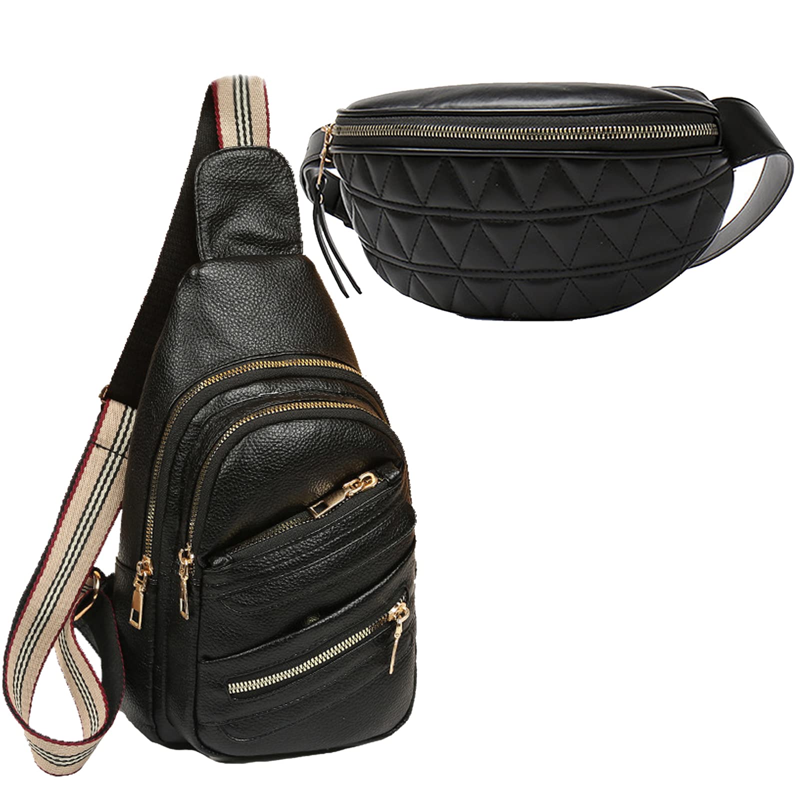 Stylish Women's Fanny Pack Sling Bag - Crossbody Belt Purse for Travel, Hiking & Shopping | Perfect for Outdoor Adventures, Gym & Daily Essentials