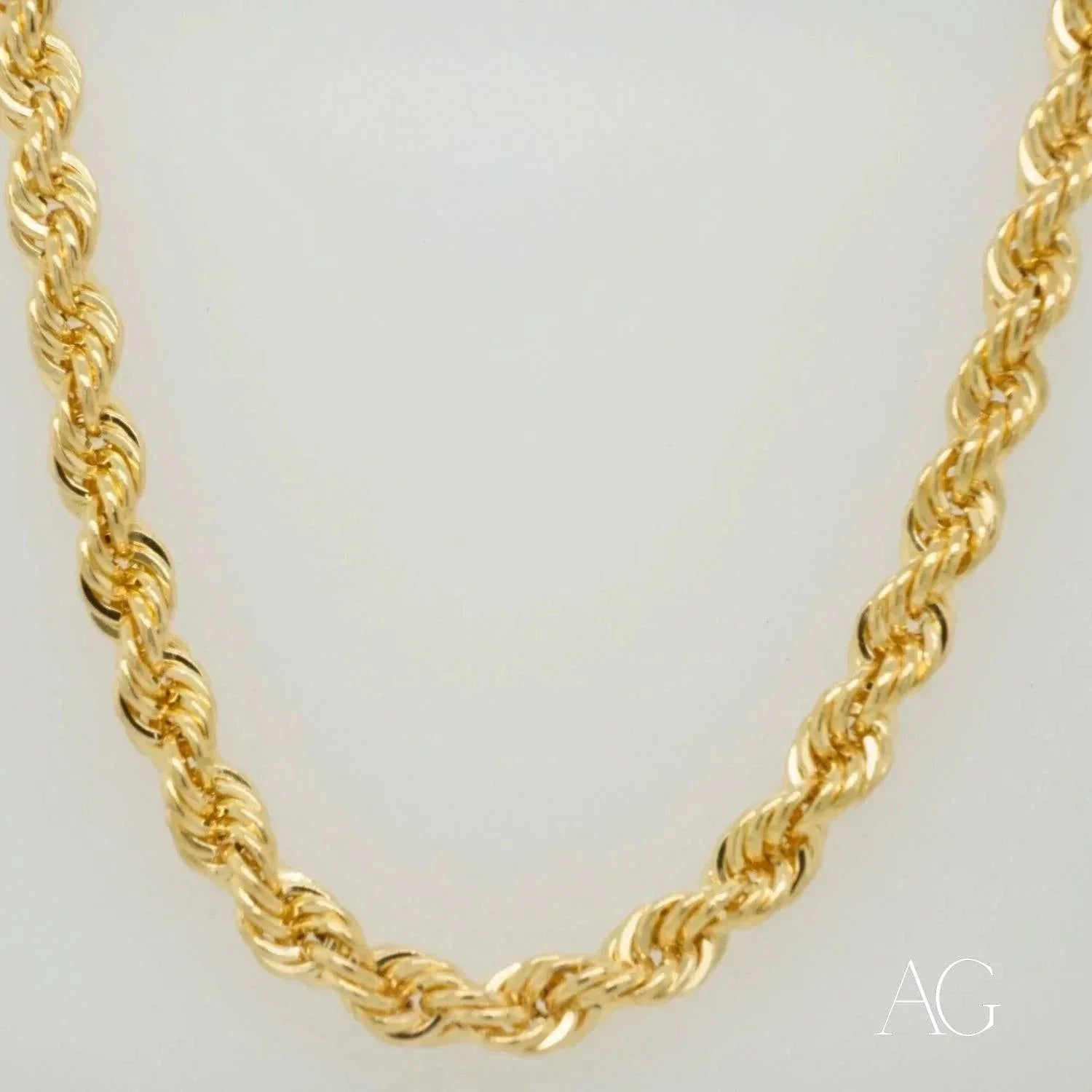 18K Gold Rope Chain Necklace for Women & Men - Timeless Luxury Jewelry Gift for Anniversary, Birthday & Special Occasions - Perfect for Layering, Everyday Wear & Formal Events
