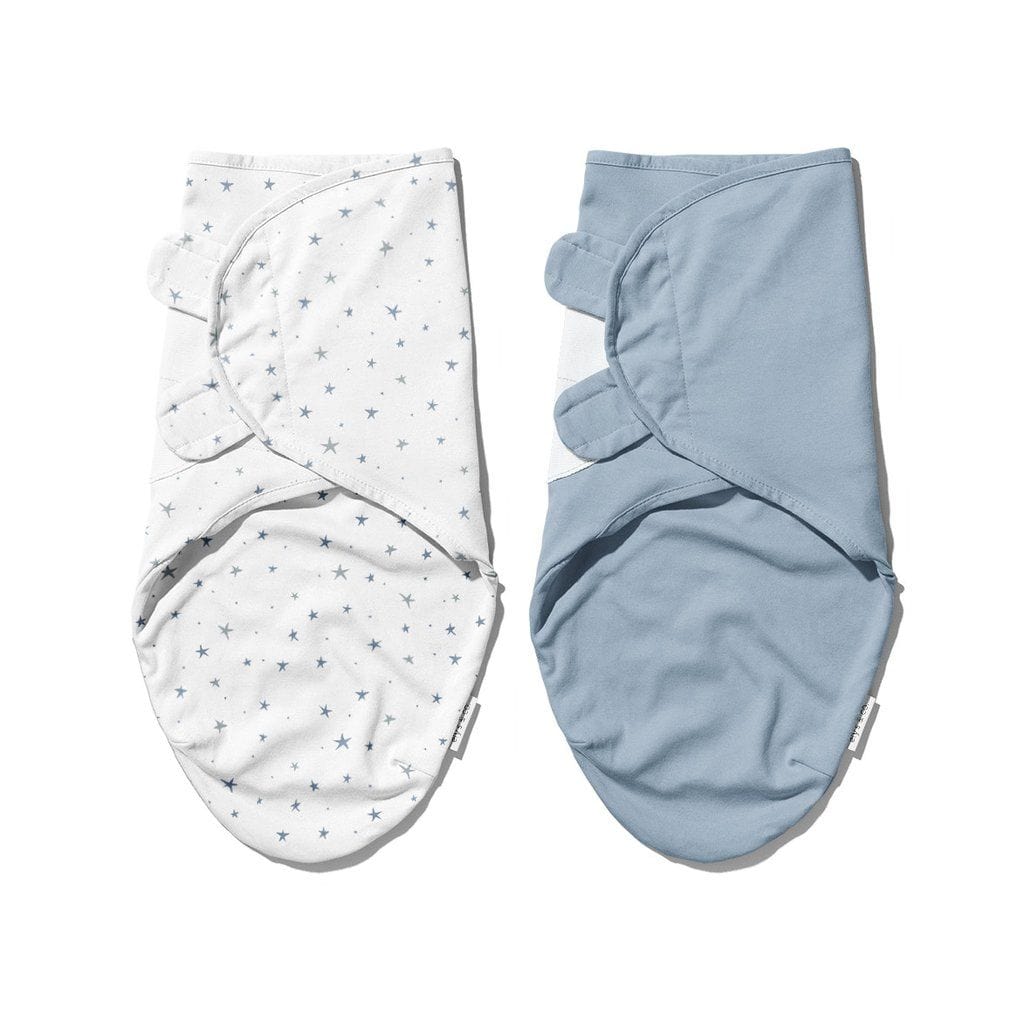 Ely's&Co. Adjustable Baby Swaddle Blanket 2-Pack - Soft & Breathable for Newborns, Infants - Perfect for Sleeping, Swaddling & Comfort