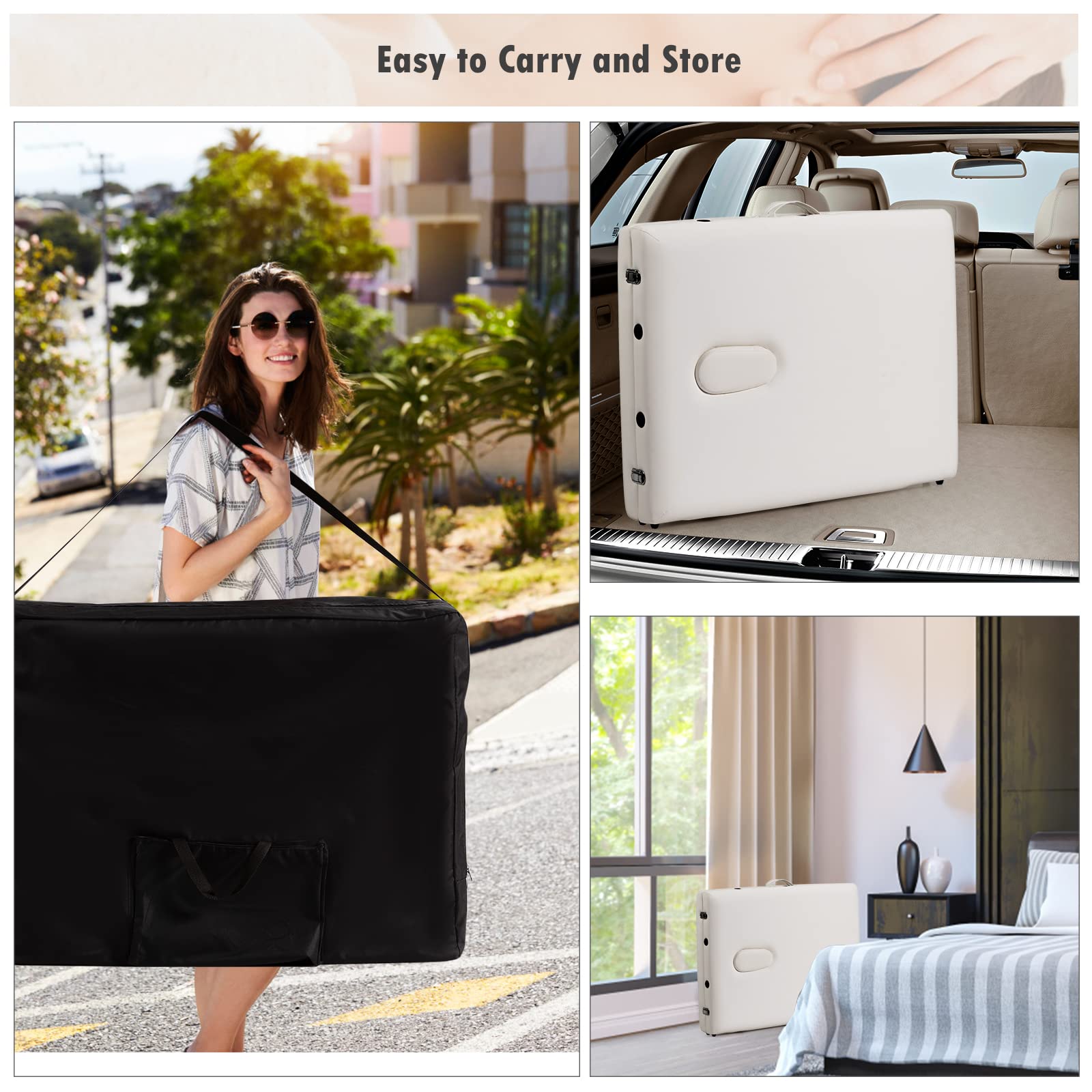 Portable Massage Bed with Carrying Case - 84