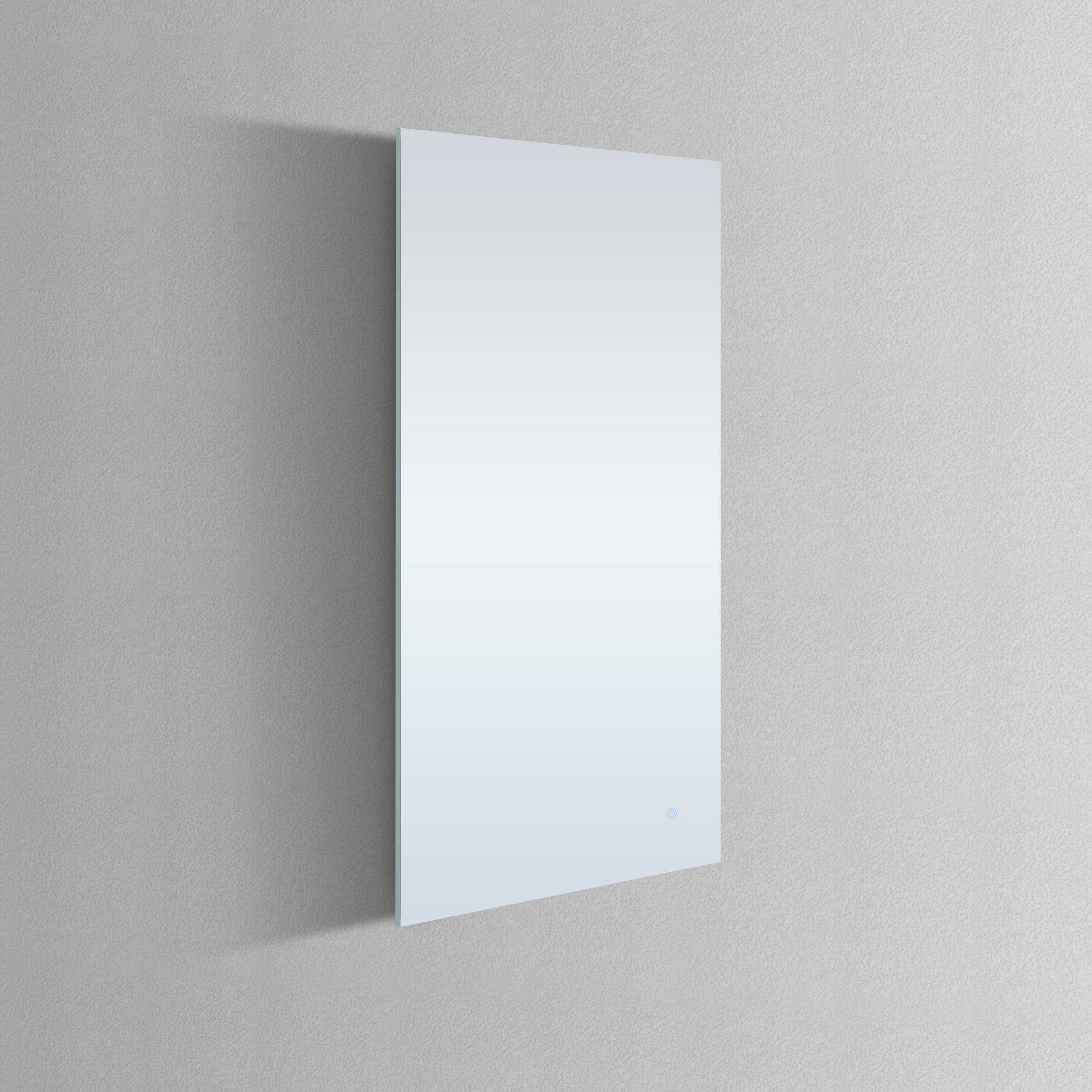DAX Positano Frameless LED Bathroom Mirror with Anti-Fog Function - Backlit Vanity Mirror for Modern Bathrooms & Makeup Application