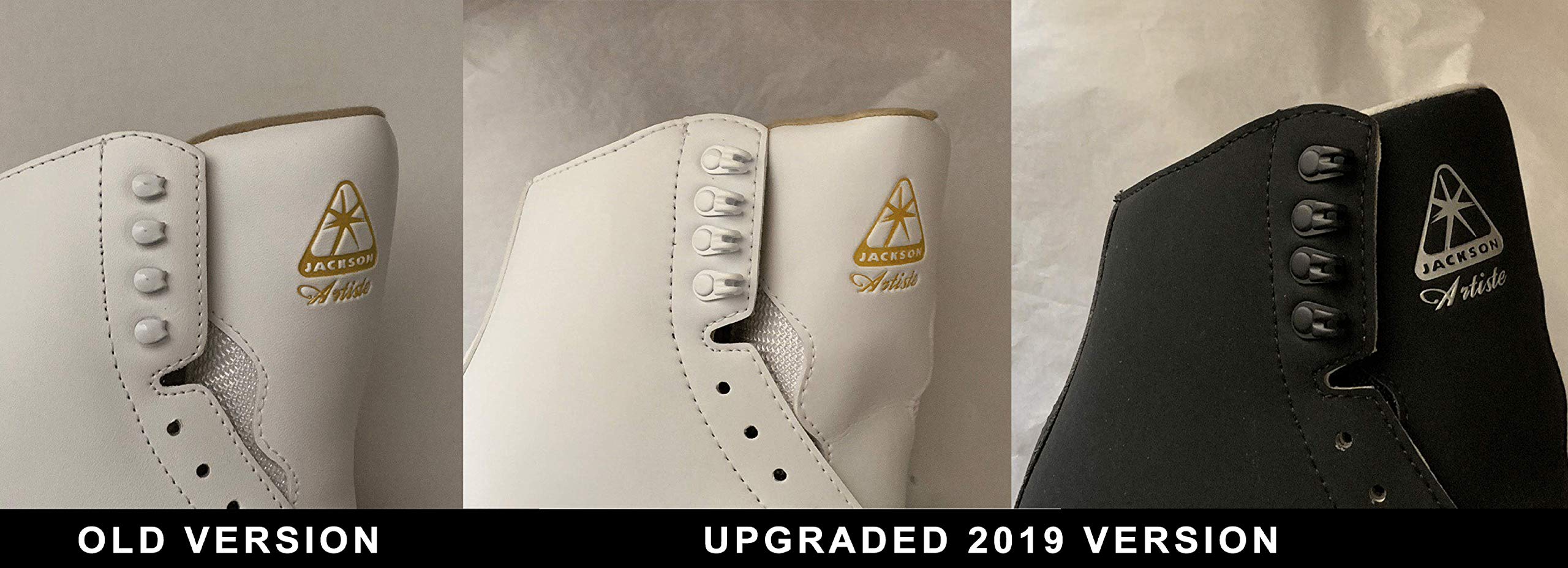 Jackson Ultima Artiste Figure Ice Skates for Men & Boys - Premium Black Hockey Skates with Improved Support & Comfort (2019 Model) | Includes Skate Guards | Perfect for Competitive Skating, Ice Dancing & Recreational Use