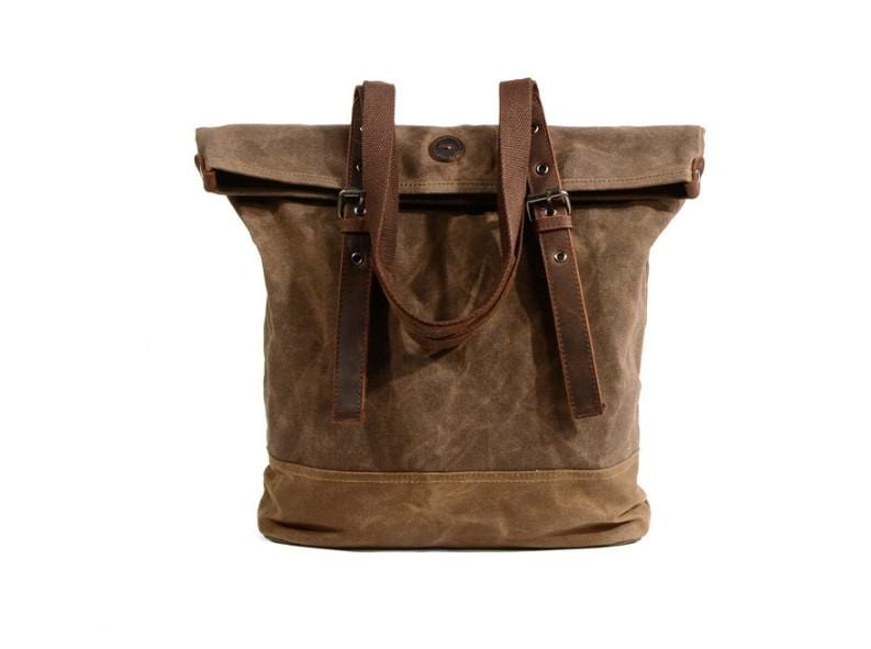 Vintage Canvas Shoulder Tote Bag for Women - Stylish & Durable Handbag for Work, Travel & Shopping - Eco-Friendly Fashion Accessory
