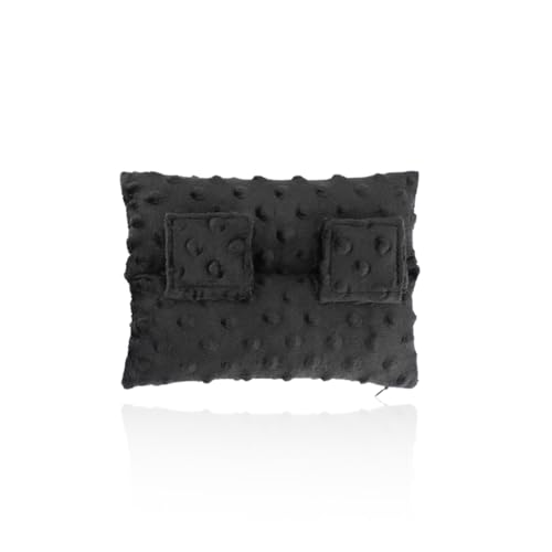 2 Rows-Minky Dot Black