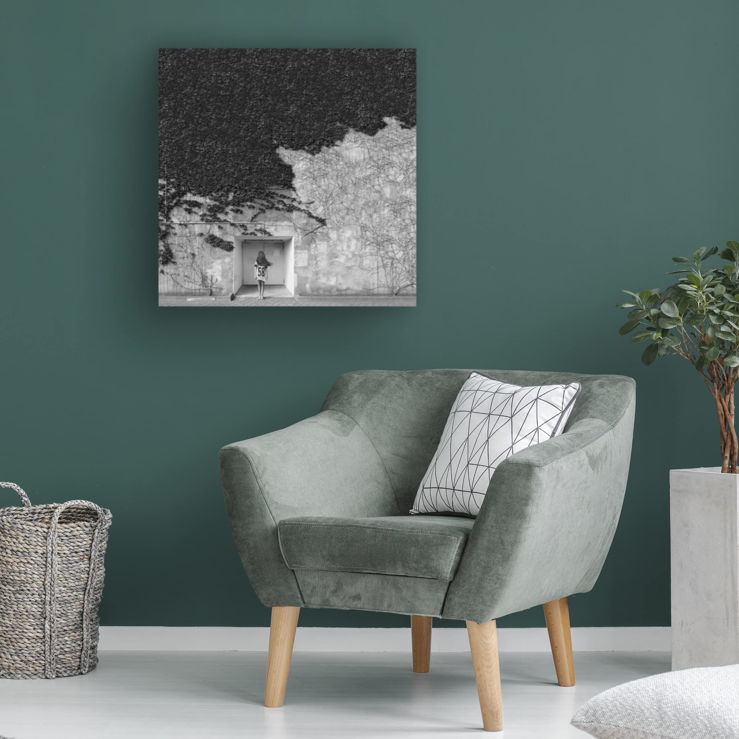 Trademark Fine Art 'Transience' Canvas Wall Art Print by Marco Beck - Modern Abstract Painting for Living Room, Bedroom & Office Decor
