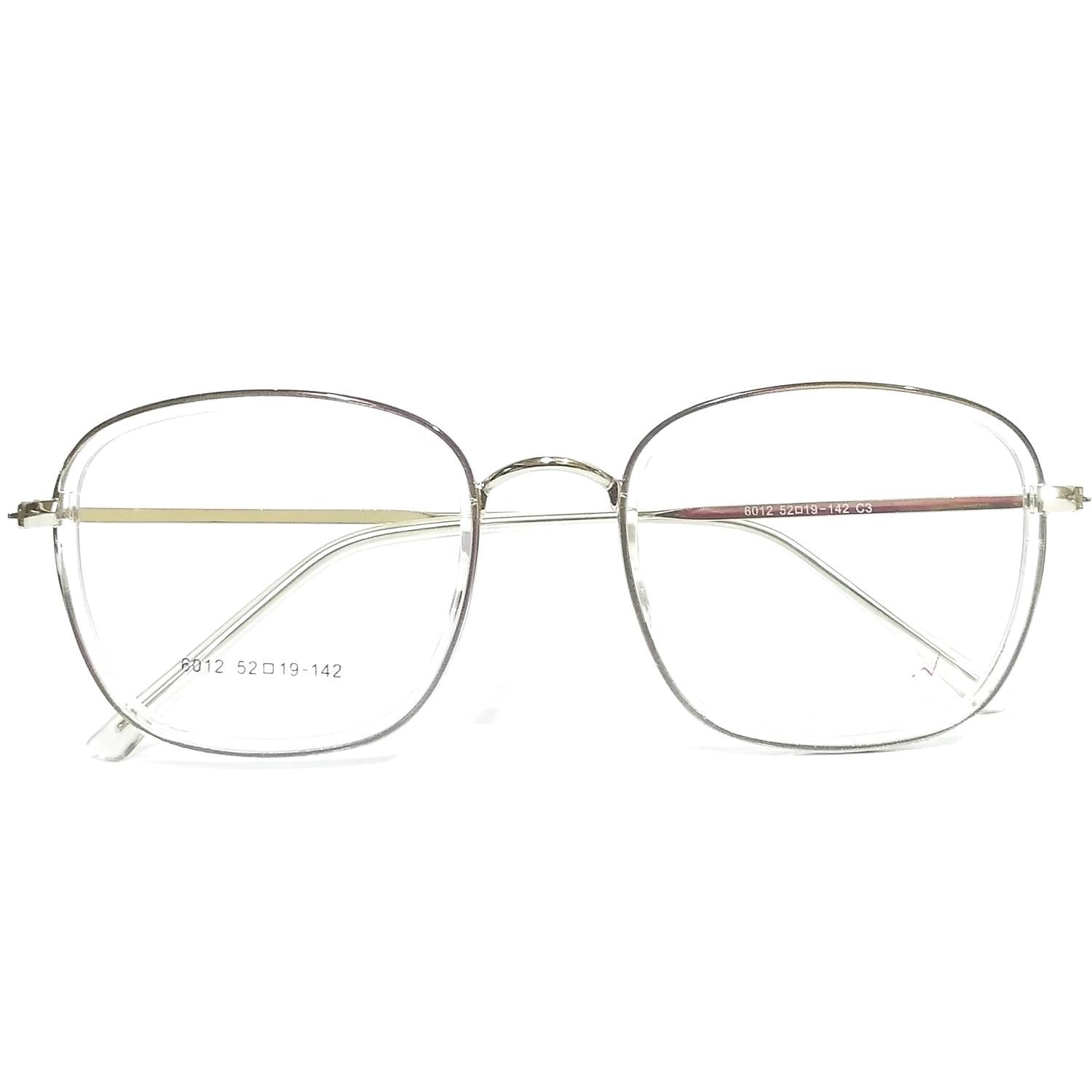 Square Single Vision Bifocal Multifocal Progressive Full Frame Prescription Eyeglasses Frames for Men & Women - Perfect for Reading, Computer Work, and Daily Wear