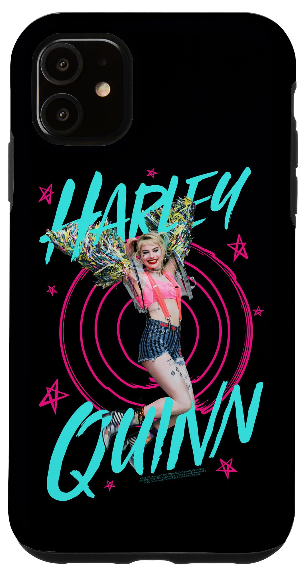 iPhone 11 Case - Birds of Prey Harley Quinn Design - Shockproof & Slim Protective Cover for iPhone 11 - Perfect for Movie Fans & Comic Lovers (6.1 Inch)