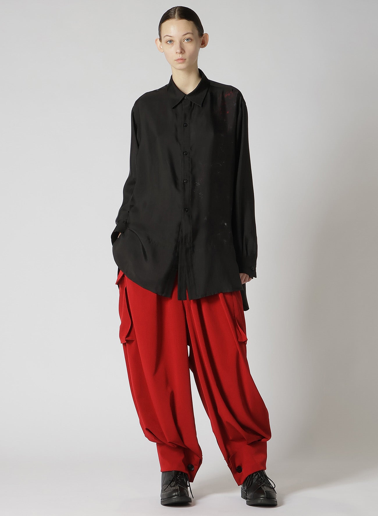 Stylish Crepe de Chine Cuffed Hem Cargo Pants for Women - Comfortable & Trendy Casual Wear for Outdoor Adventures, Travel & Everyday Fashion